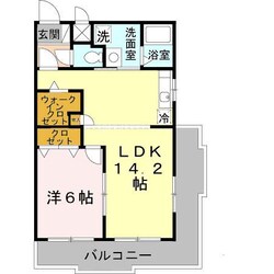 ハイツ東渡辺の物件間取画像